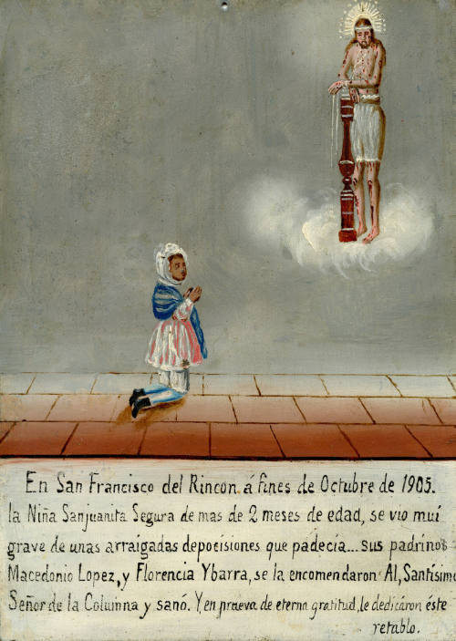 Exvoto de Macedonio López y Florencia Ibarra