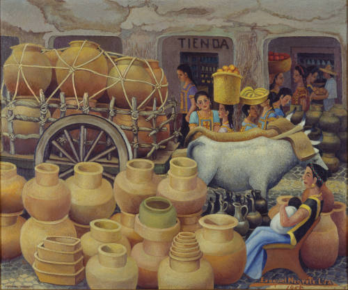 Vendedora de cántaros, Juchitan