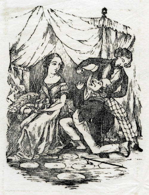 Sin título (Hombre hincado rogando a mujer)