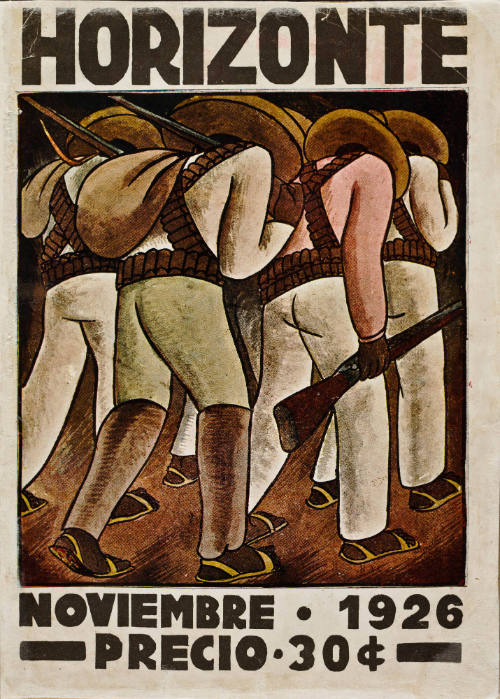 Revista Horizonte Número 8, Tomo I. 14 de abril de 1926. Portada de Ramón Alva de la Canal