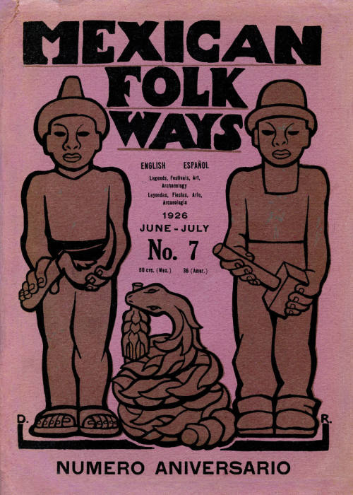 Mexican Folkways. Mexico City. TOOR, Frances editor. RIVERA, Diego art editor. No. 2 Vol. 2.
