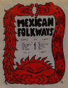 Mexican Folkways. Mexico City. TOOR, Frances editor. RIVERA, Diego art editor. No. 1 Vol. 4.