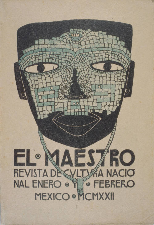 Sin título. Portada de El Maestro. Revista de Cultura Nacional. Tomo II. Número 4 y 5,