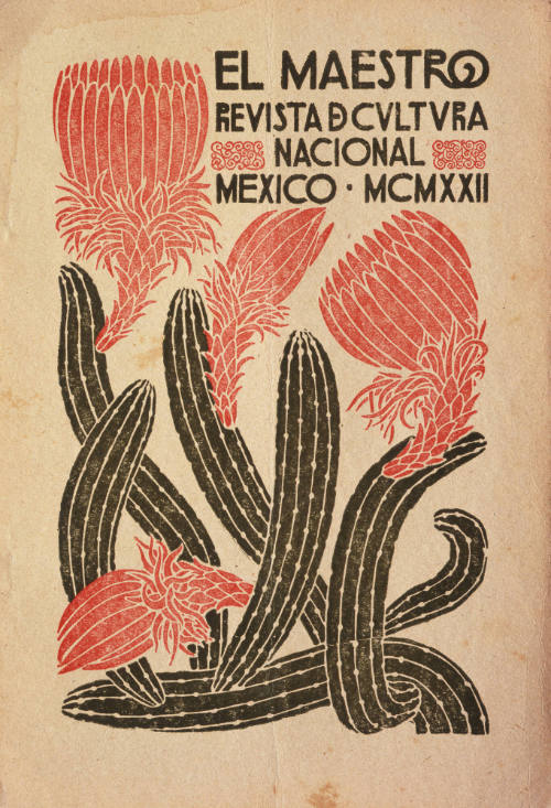 Sin título. Portada de El Maestro. Revista de Cultura Nacional. Tomo II, Número 6