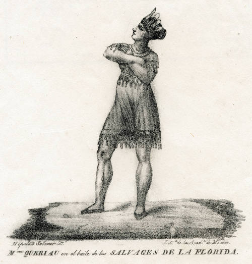 Ma. Queriau en el baile de los salvajes de la Florida