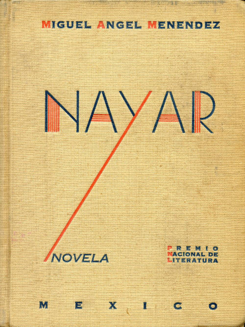 Sin título. Portada de la novela Nayar de Miguel Ángel Méndez.