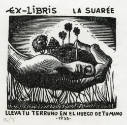 Sin titulo (Cuba) (Ex libris La suareé lleva tu terruño en el hueco de tu mano)