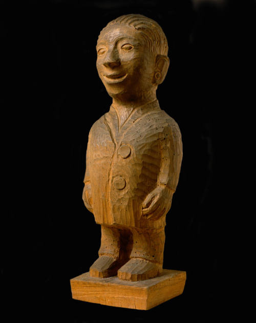 Retrato de Paco Iturbe con corona