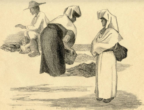 Escena de mercado en provincia