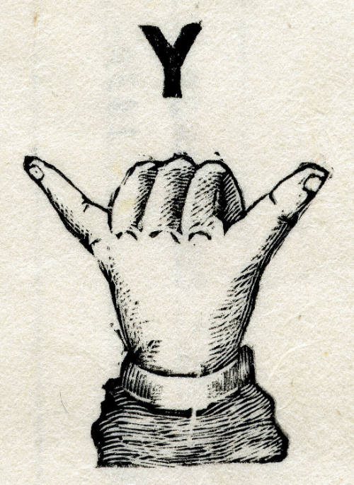 Sombra de "Y" con mano