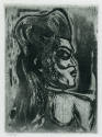 Mujer de perfil, (Carpeta)