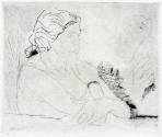Mujer meditando, (Carpeta)