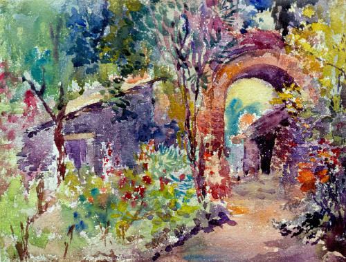 Cerros 
(Reverso: Arco con flores)