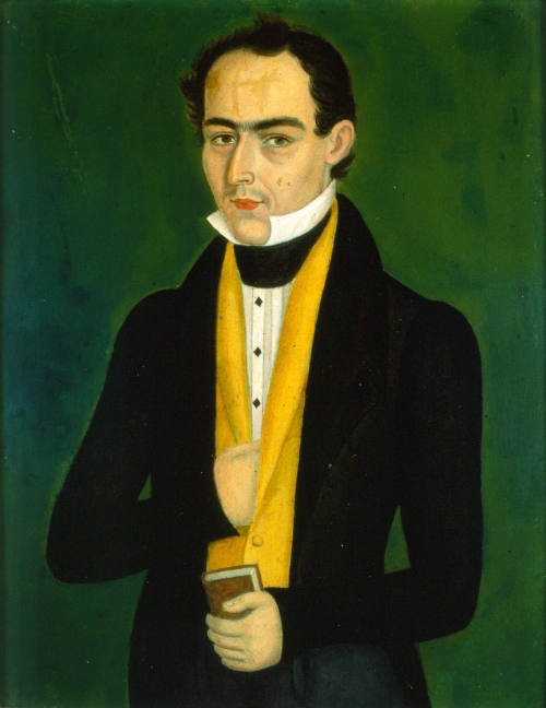 Retrato de hombre con libro