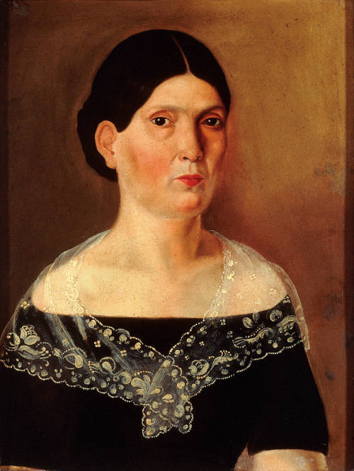 Retrato de dama con mantilla