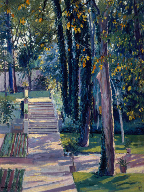 Escaleras y árboles