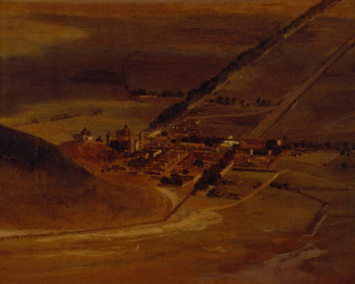 Valle de México desde el cerro de Santa Isabel